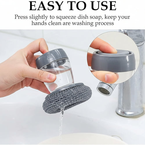 Aethel™ Soap Dispensing Dish Brush