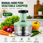 Manual Hand Push Vegetable Chopper – Quick & Easy Food Chopper
