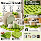 Aethel™ Premium Silicone Kitchen Drying Mat