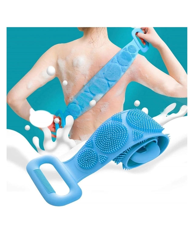 Silicone Bath Scrubber – Double Sided Body & Back Cleaner
