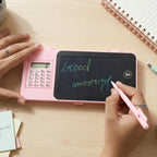 Lcd Writing Tablet Pencil Case With Calculator 1 Pc