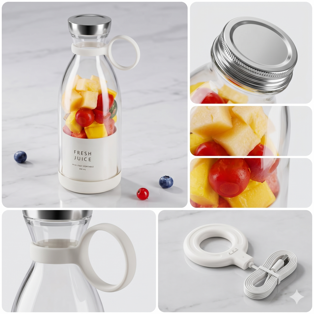 Electric Portable Mini Juicer Bottle