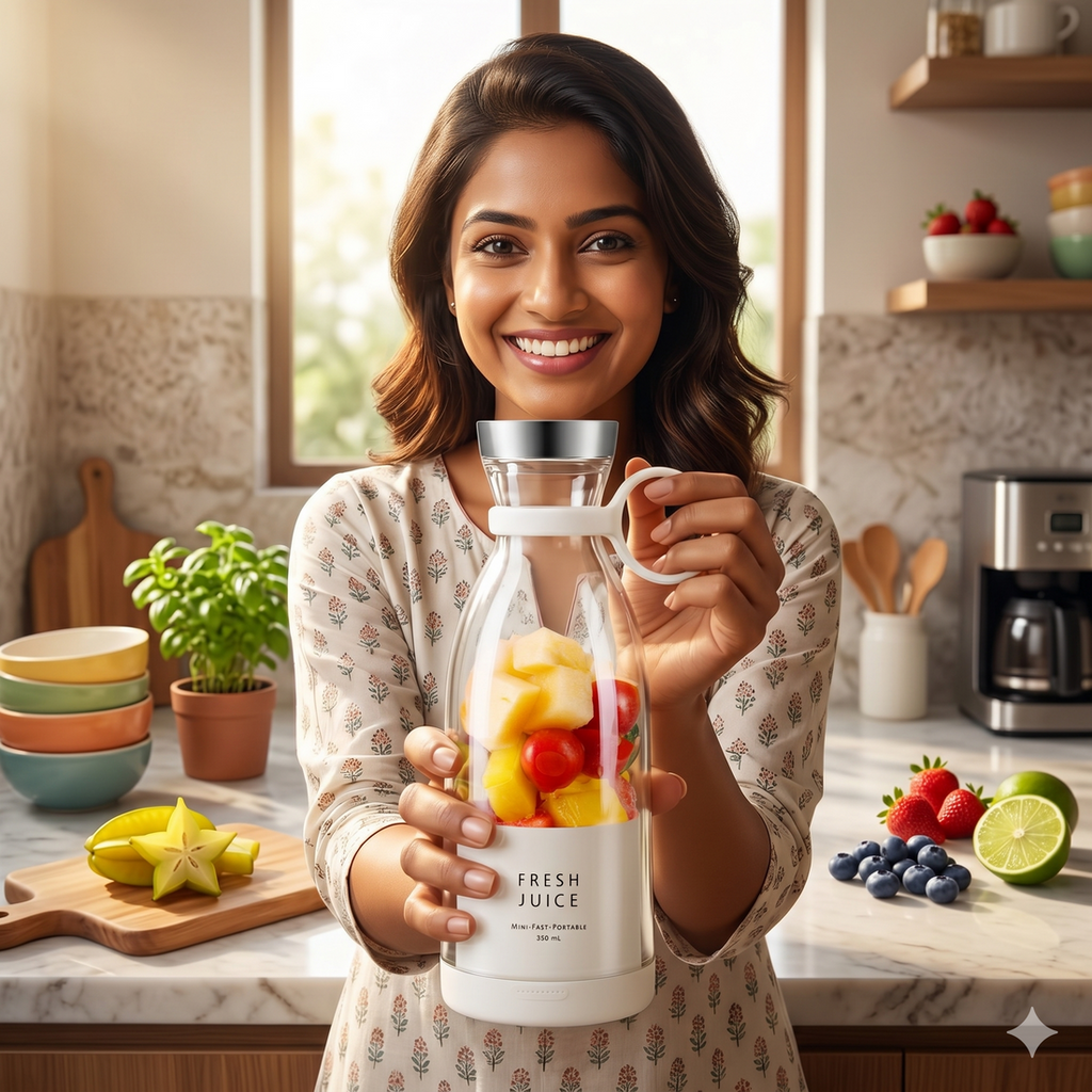 Electric Portable Mini Juicer Bottle