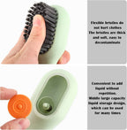 Multi-Function Shoe Cleaning Brush with Soap Dispenser