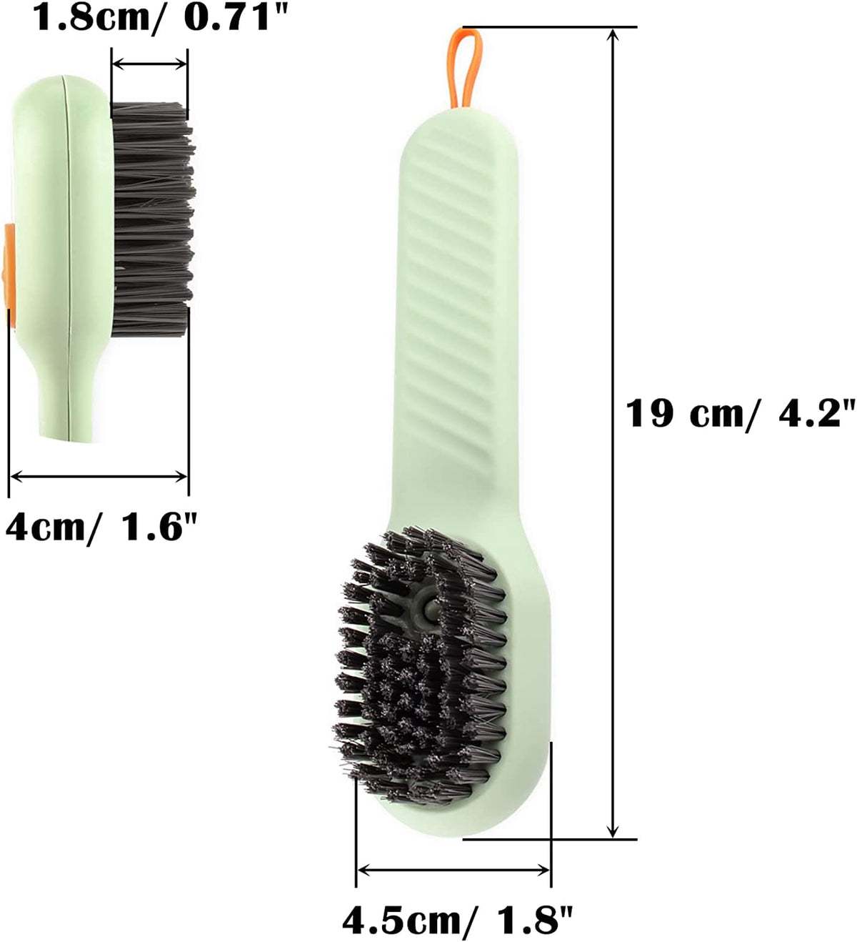 Multi-Function Shoe Cleaning Brush with Soap Dispenser